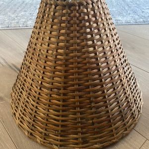 Vintage Wicker Lamp Shade